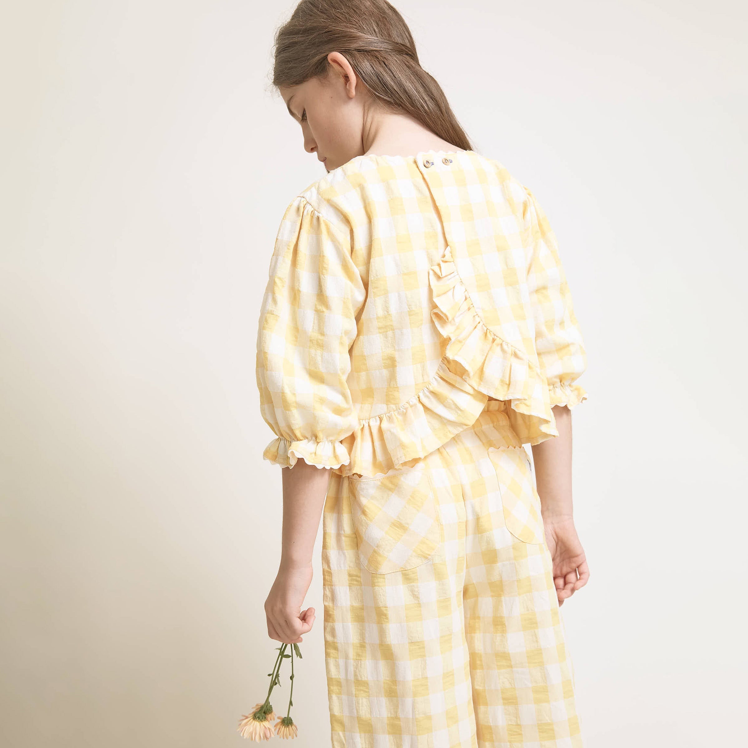 Bluse Gingham Sun
