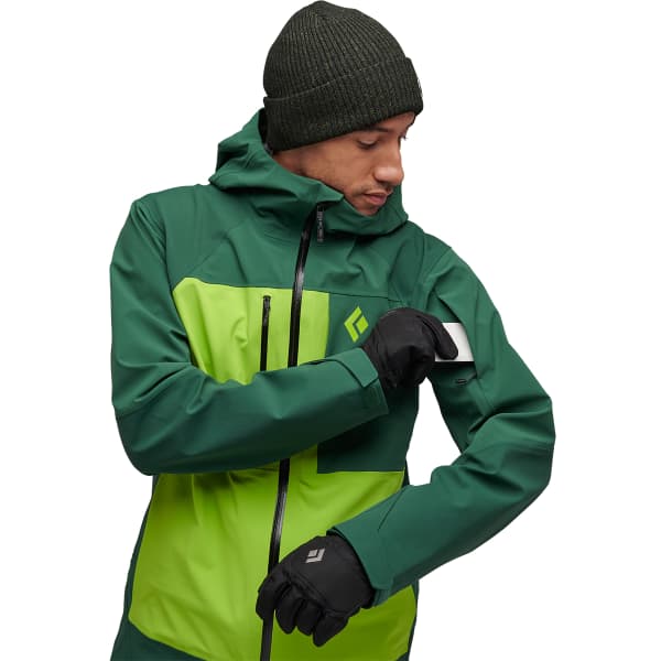 Veste de ski BLACK DIAMOND M RECON PRO STRETCH SHELL MOUNTAIN FOREST LINE GREEN