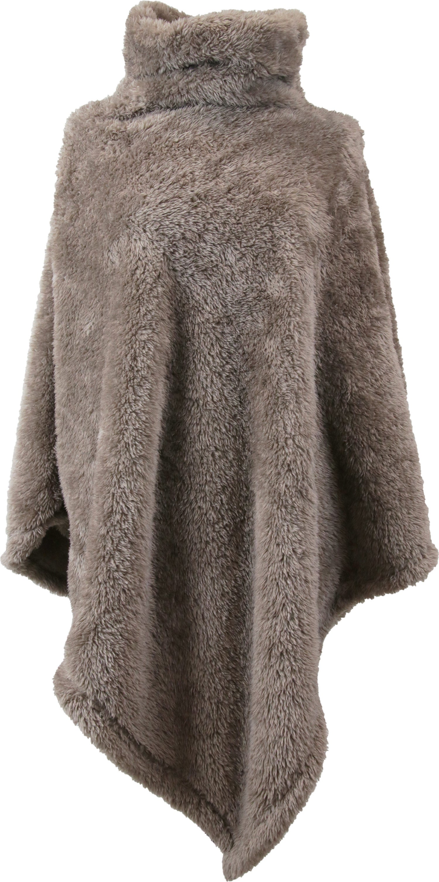 Unique living poncho Dara taupe