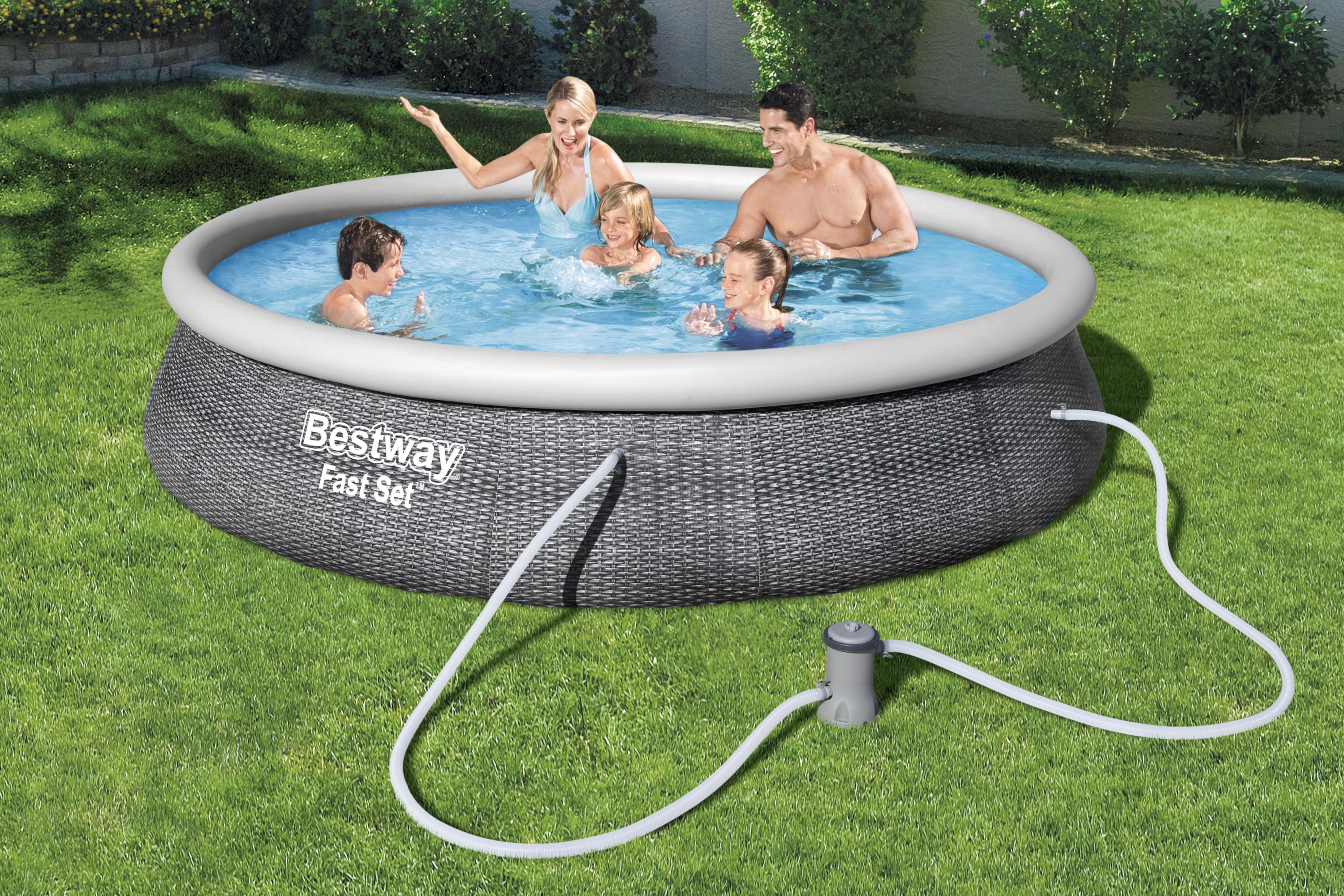 Bestway Pool mit Filterpumpe 396 x 84 cm