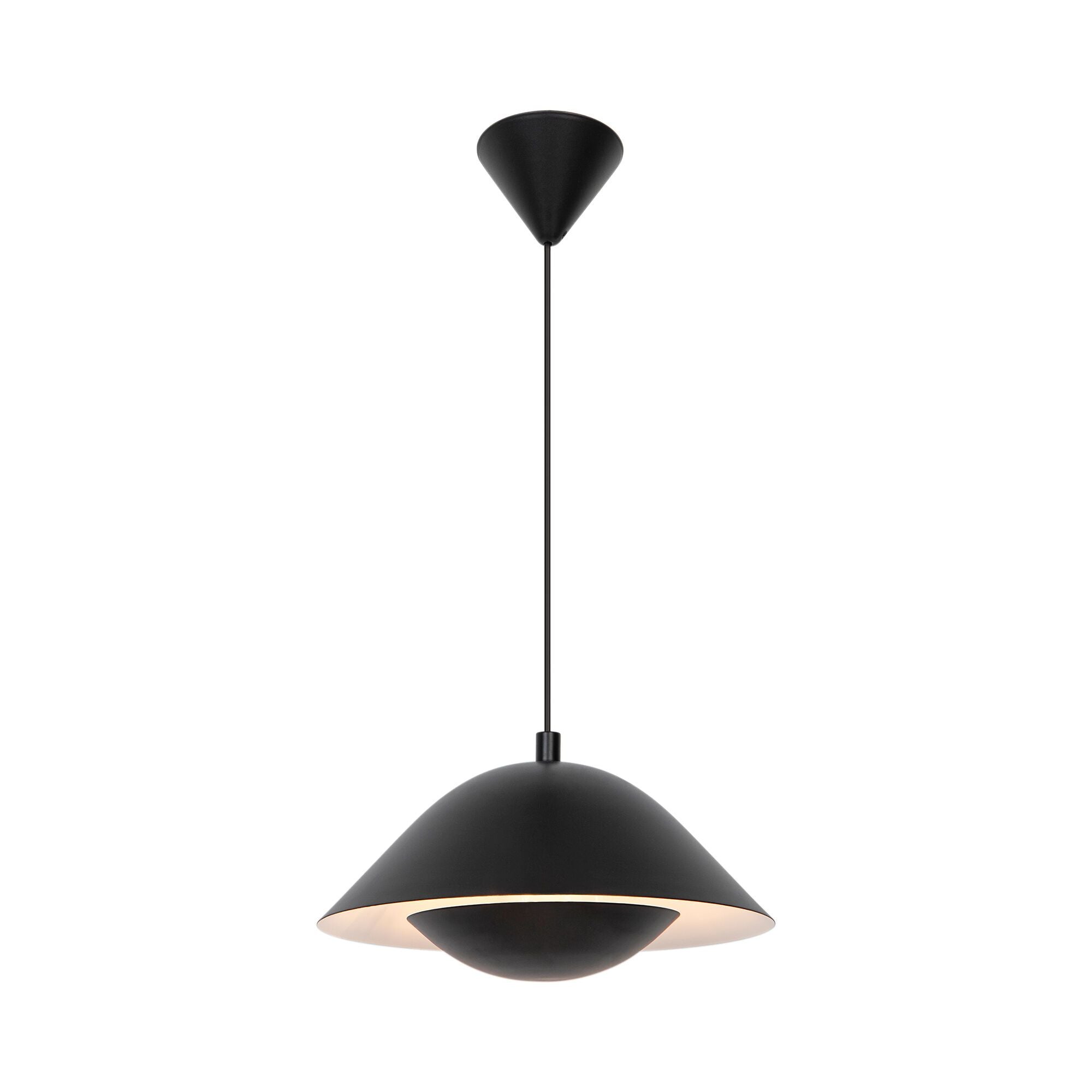 Nordlux FREYA Hängeleuchte - Schwarz / H: 17.4 cm x D: 35.0 cm