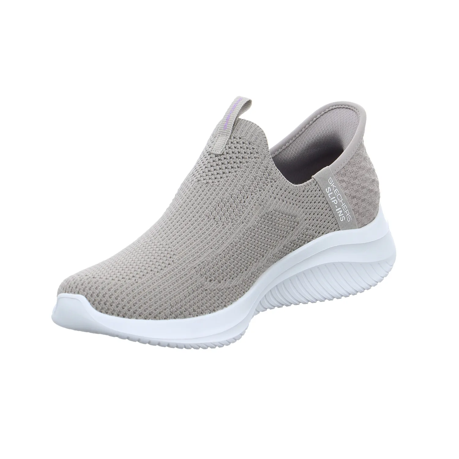 SKECHERS Sneaker Taupe Textil