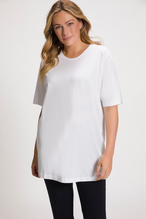 T-Shirt, Rundhalsausschnitt, Relaxed, Halbarm