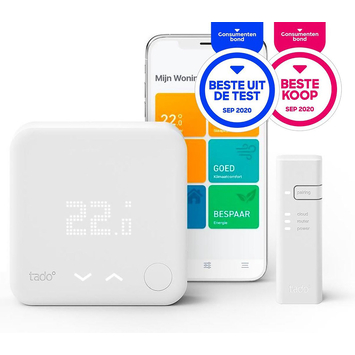 Tado Slimme Thermostaat en Starterskit V3+ Bedraad