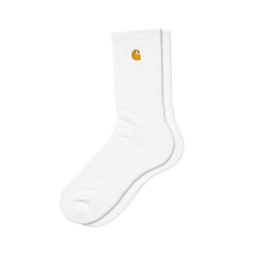 Carhartt WIP Chase Sokker, Hvid, One size