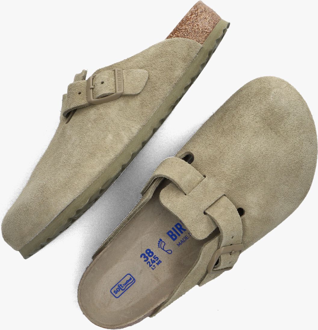 BIRKENSTOCK groene birkenstock instappers boston sue