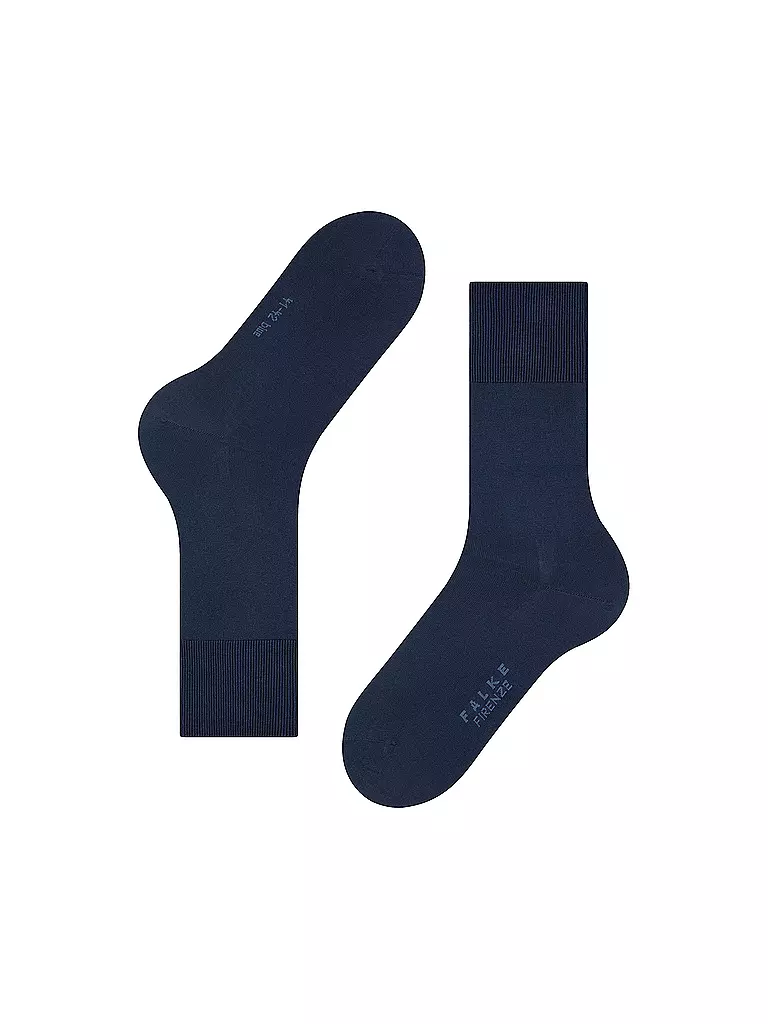 FALKE Socken FIRENZE dark navy blau