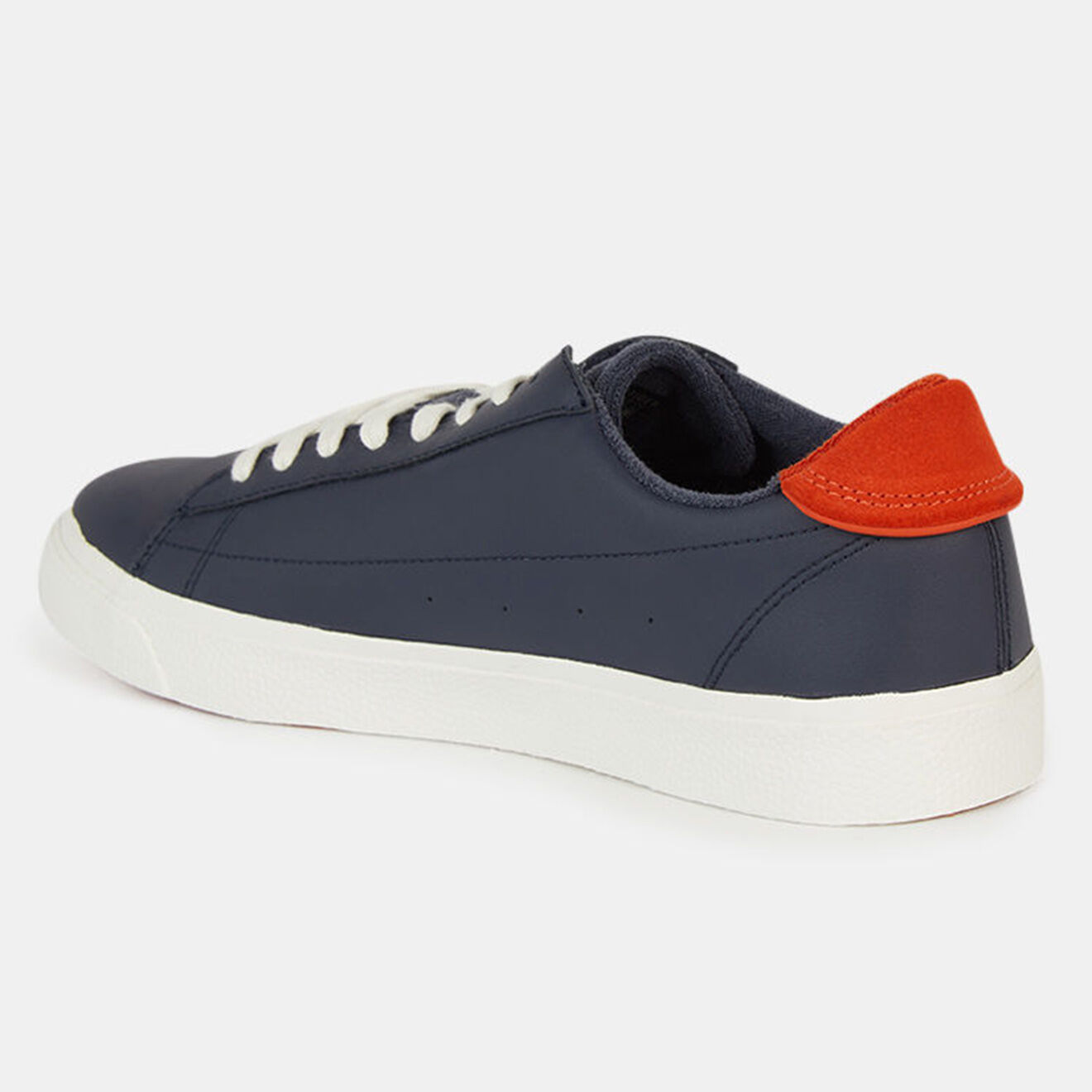 Tommy Jeans Baskets en Cuir Low Cut bleu marine