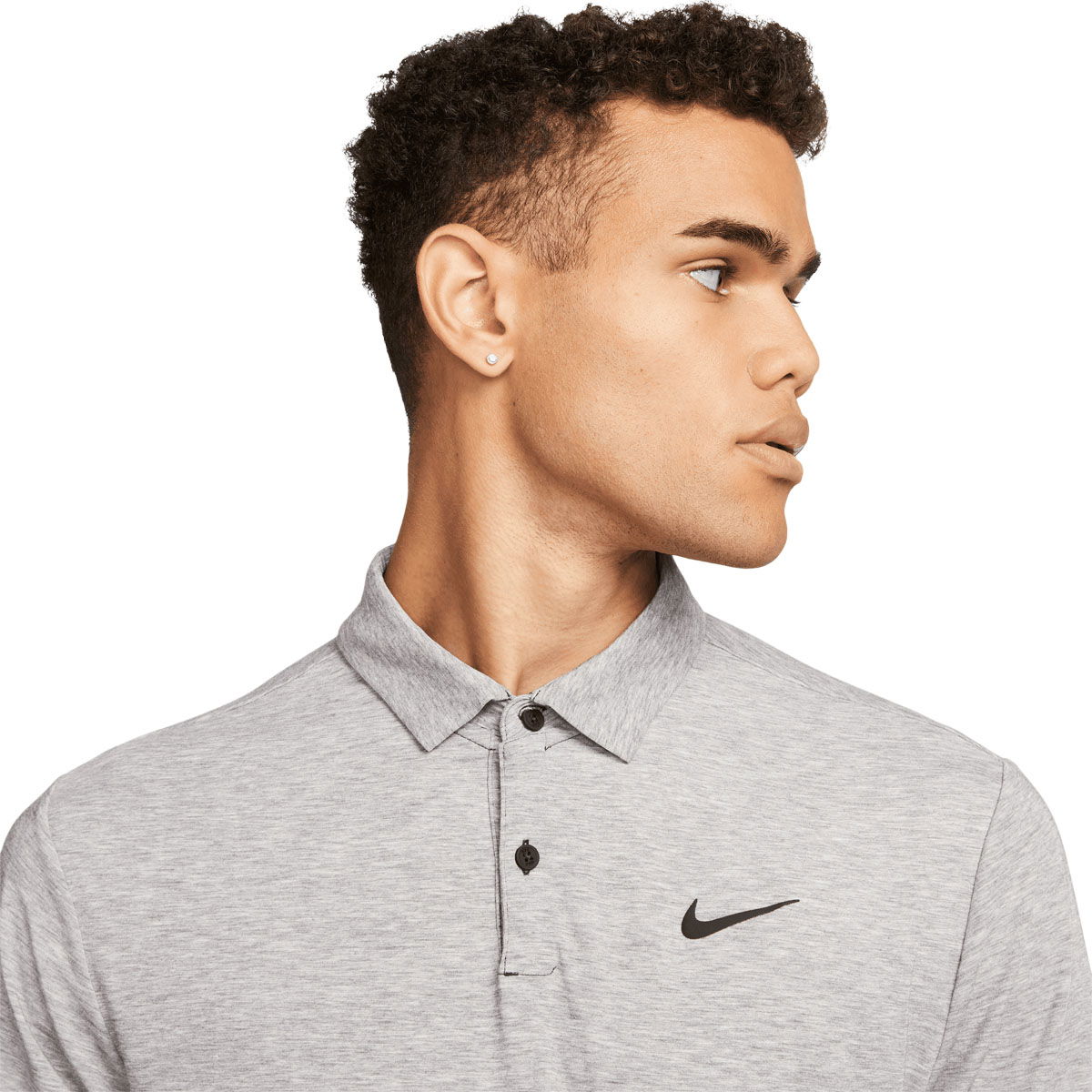 Nike Dri-FIT Tour Heather Golf Polo T-shirt Herre