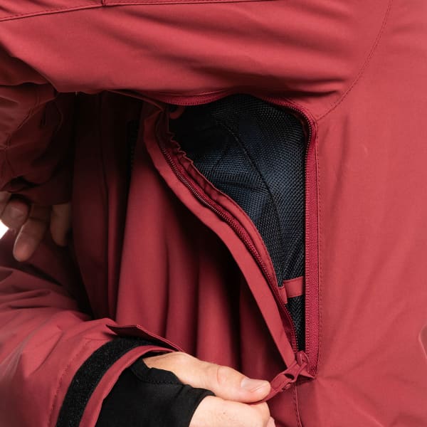 Veste de ski QUIKSILVER MISSION SOLID JK RUBY WINE
