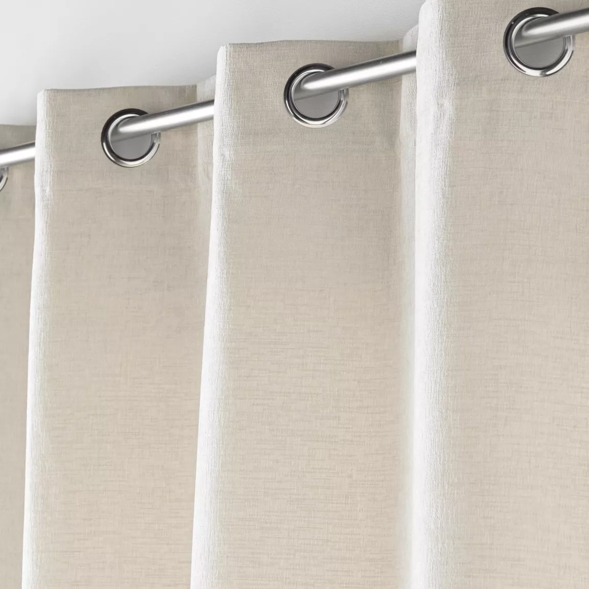 Rideau œillets velours (140 x 260 cm) Verra Beige