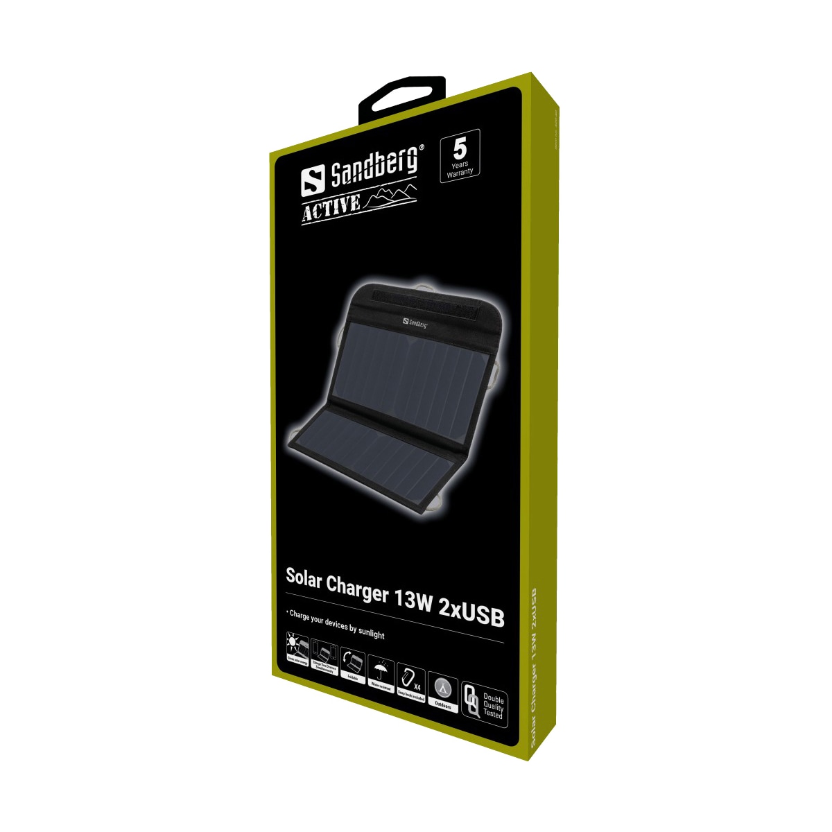 Sandberg 13W dobbel USB solcellelader