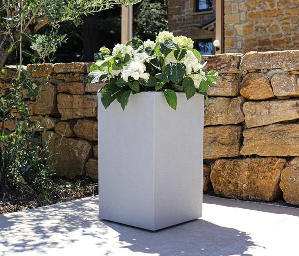 EDA Kunststoff-Topf Basalt Up, quadratisch,