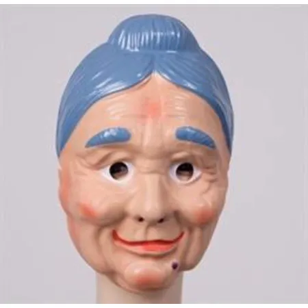 Müller GmbH Gesichtsmaske alte Frau Karneval