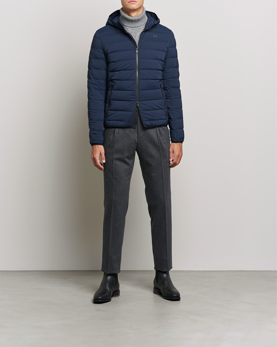 UBR Sonic Delta Hooded Jacket Navy