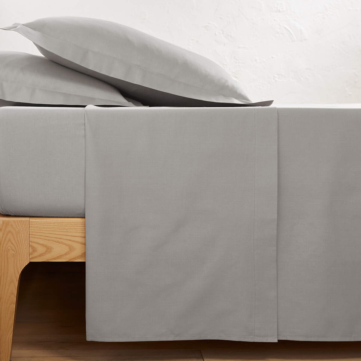 LA REDOUTE INTERIEURS<br>Effen plat laken em tergal, Cenário