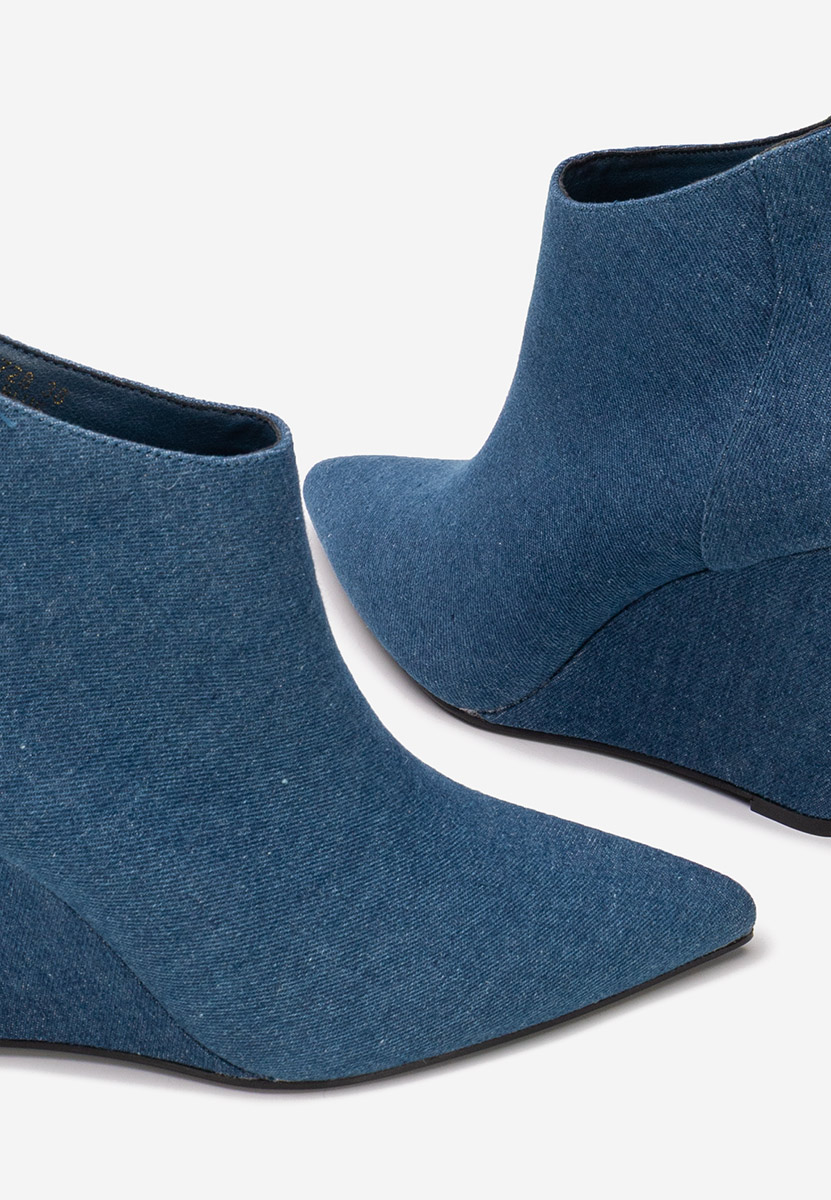 Bottines compensées denim Shenna V4