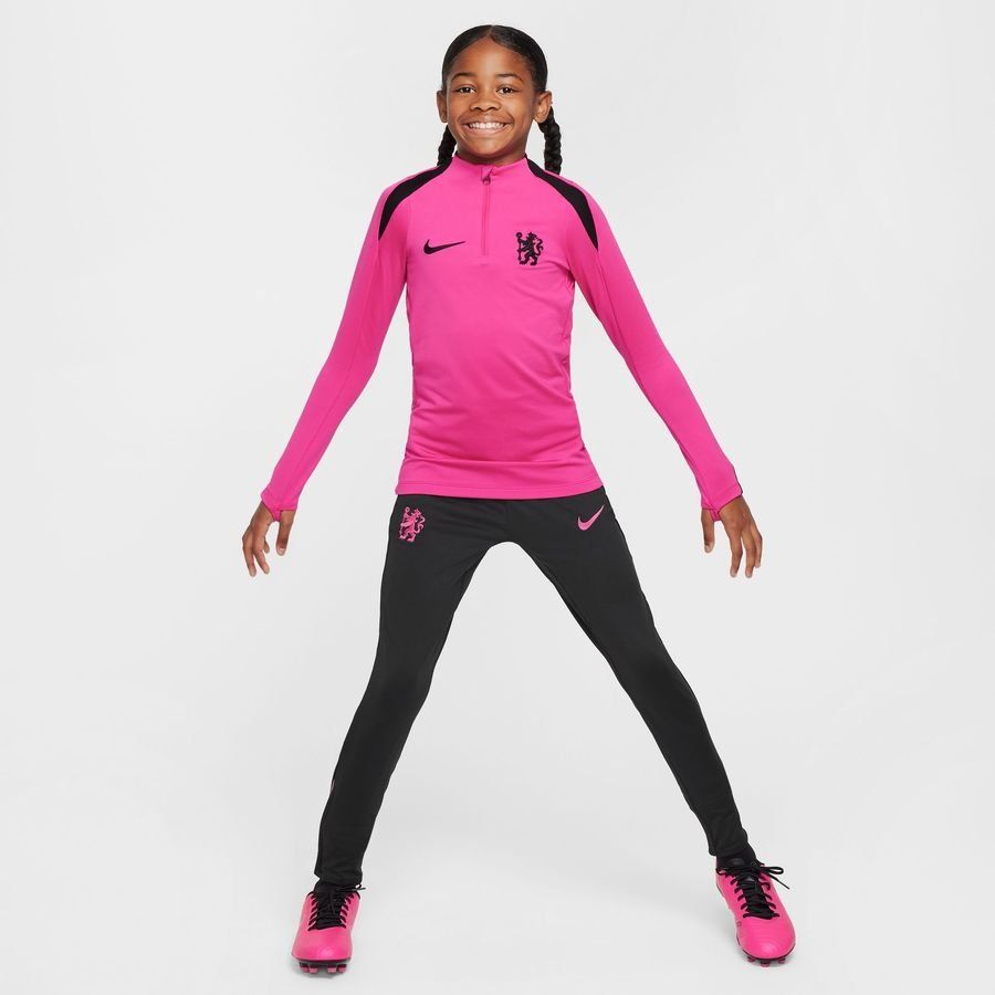 Chelsea Bas de Survêtement Dri-FIT Strike 3ème - Noir/Rose Enfant