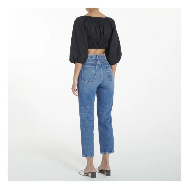 B Sides Jean Taille Haute Louis | Sydney Clean Blue