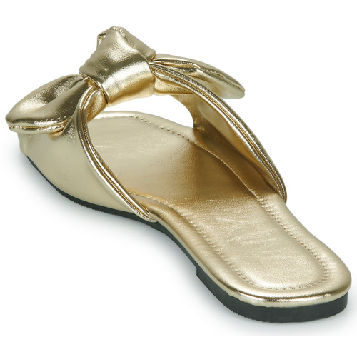 Only - ONLMILLIE-3 PU BOW SANDAL FOIL - Doré