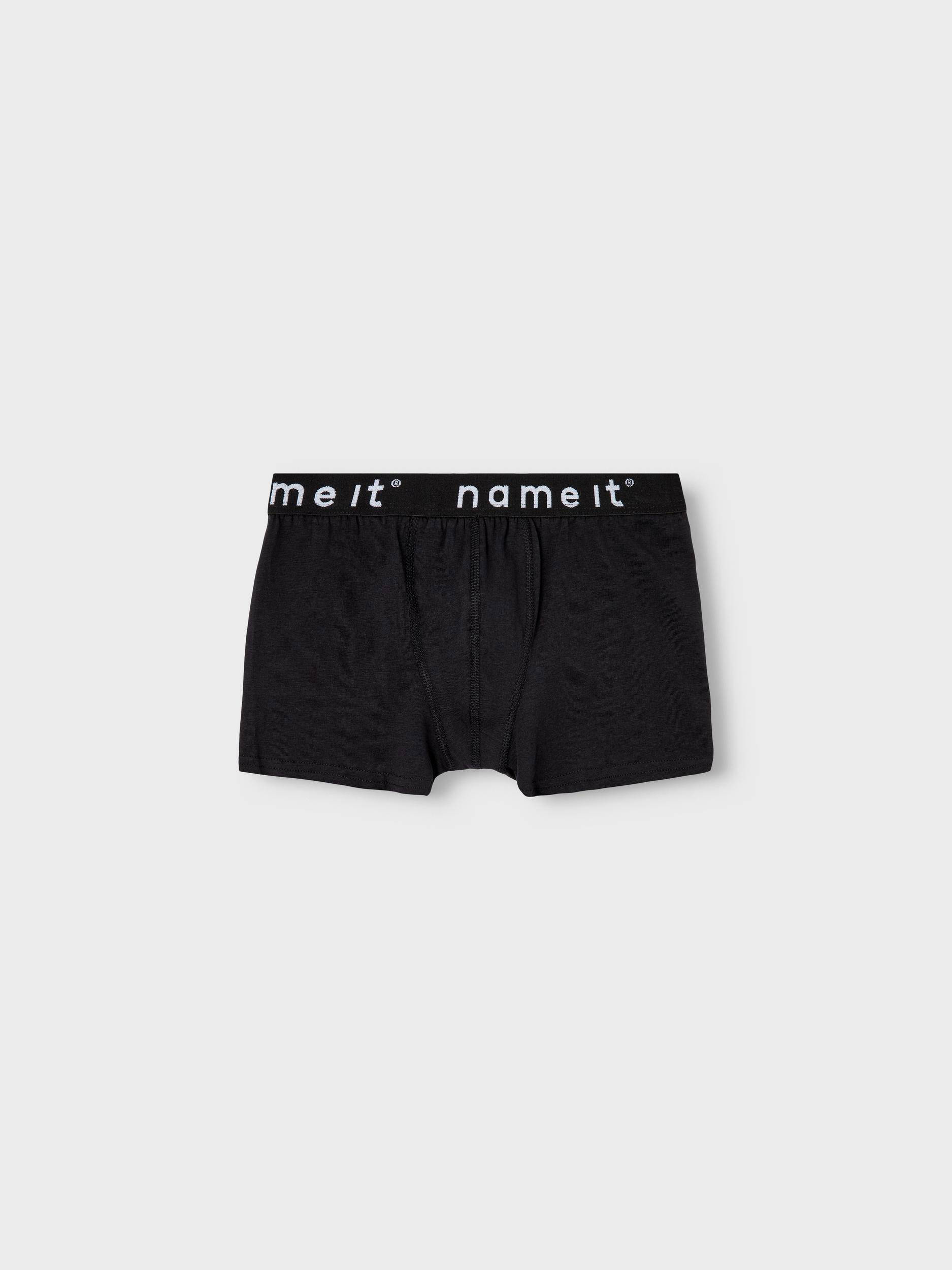 NAME IT boxershort NKMBOXER - set van 3 zwart