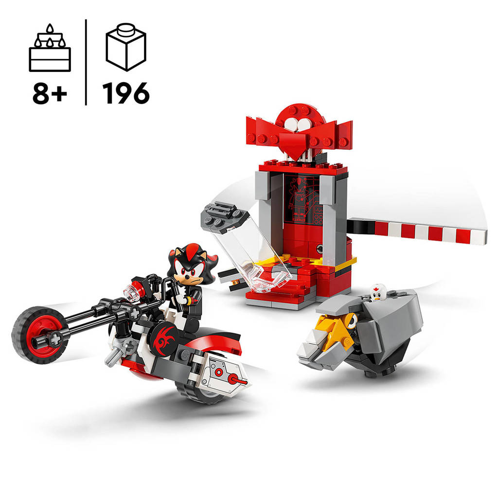 De grote ontsnapping van SonicShadow the Hedgehog ontsnapping Actiefiguren en Motor Speelgoed 76995