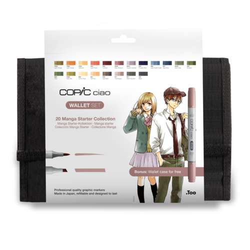 COPIC® ciao 20er Wallet-Set, Manga Starter Collection