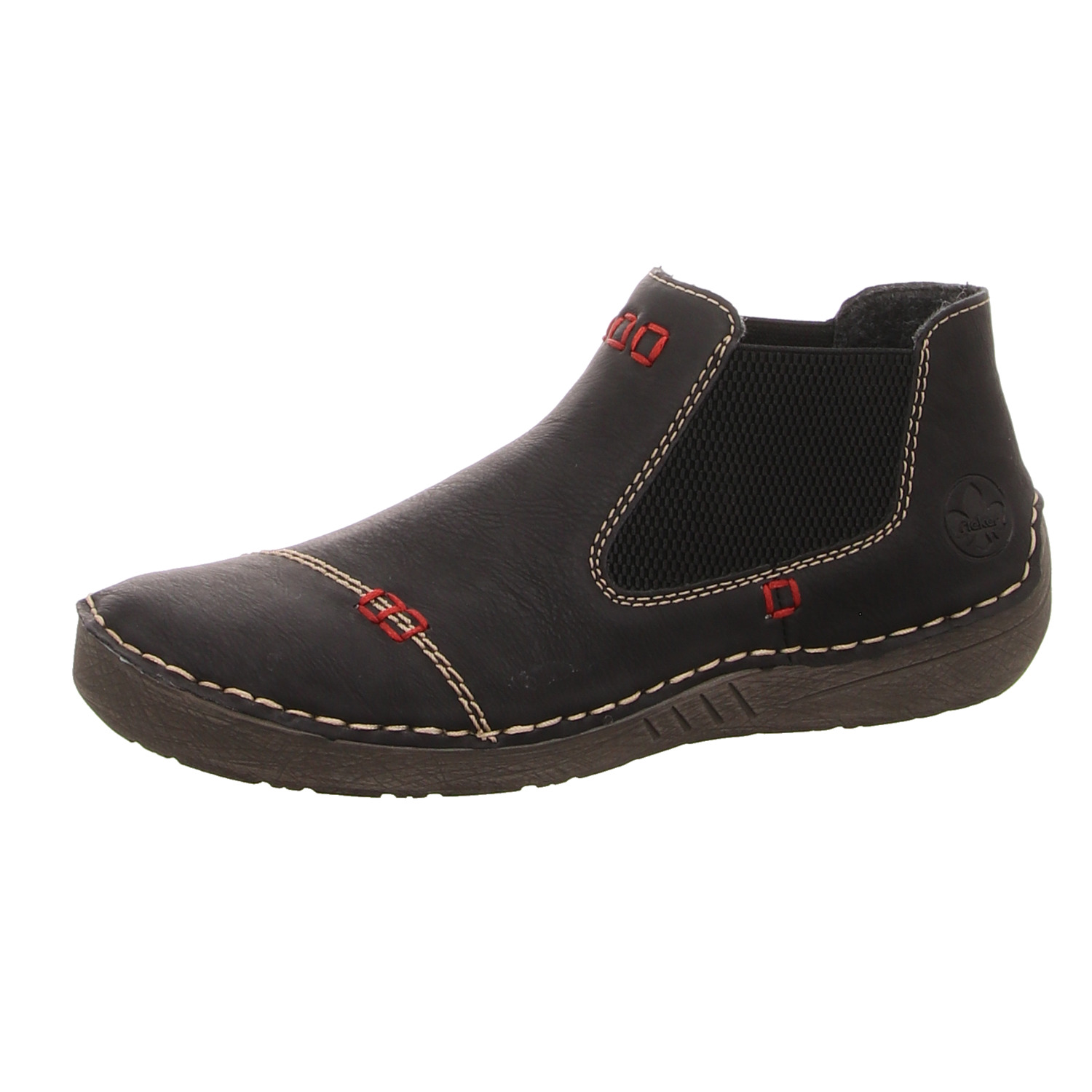 Rieker Schlupfstiefeletten schwarz