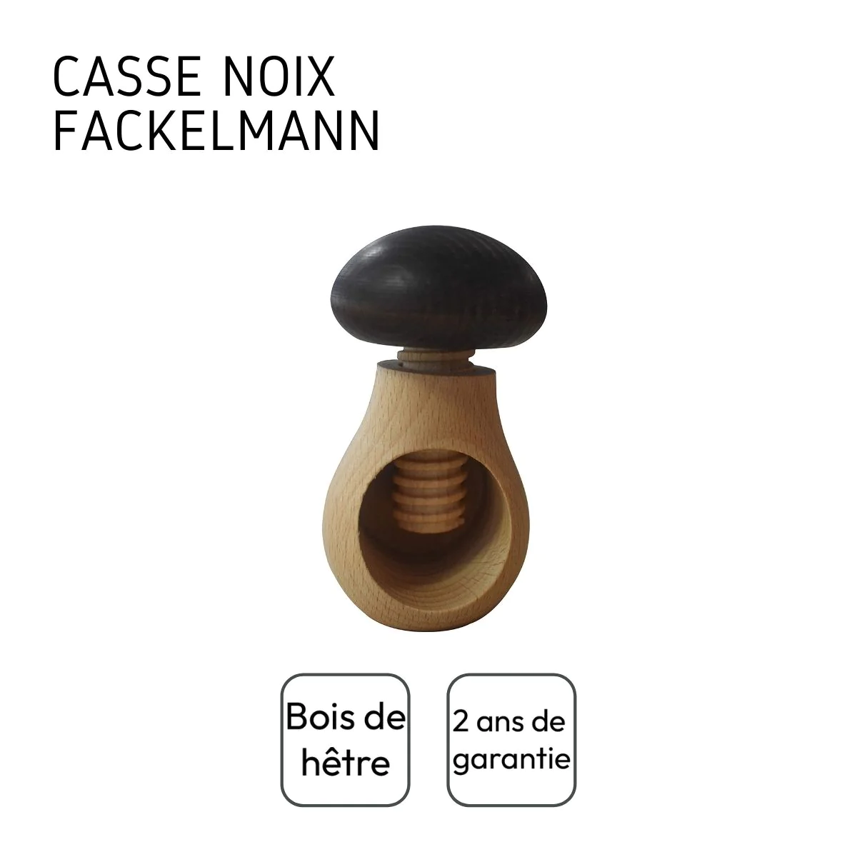 Casse-noix vissable Wood Edition Fackelmann