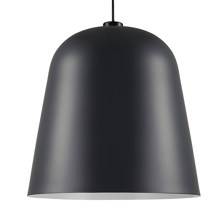 Suspension Calume Ebony GoodHome 38cm IP20 E27 gris