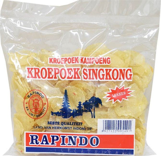 Rapindo Kroepoek Sing Kong (ongebakken) 250g