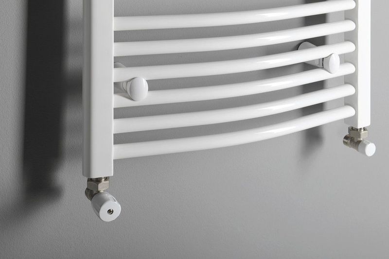 Aqualine - Orbit - Gebogen Design Radiator - Wit - 50x64cm - 360 Watt