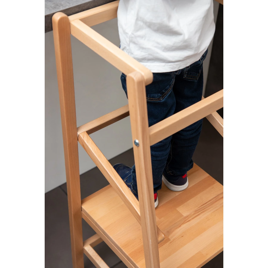 WEBABY Aussichtsturm Buche lackiert
