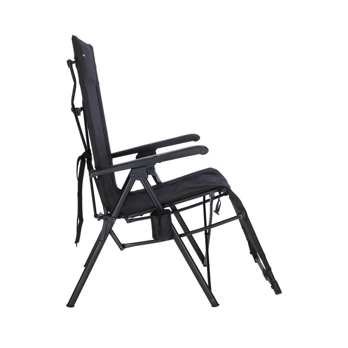 Travellife Festo set van 2 relaxstoelen - Graphite Black