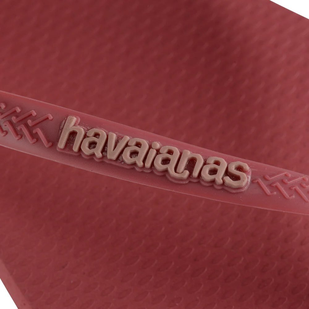 Havaianas  Square logo klipklapper - Pau Brazil