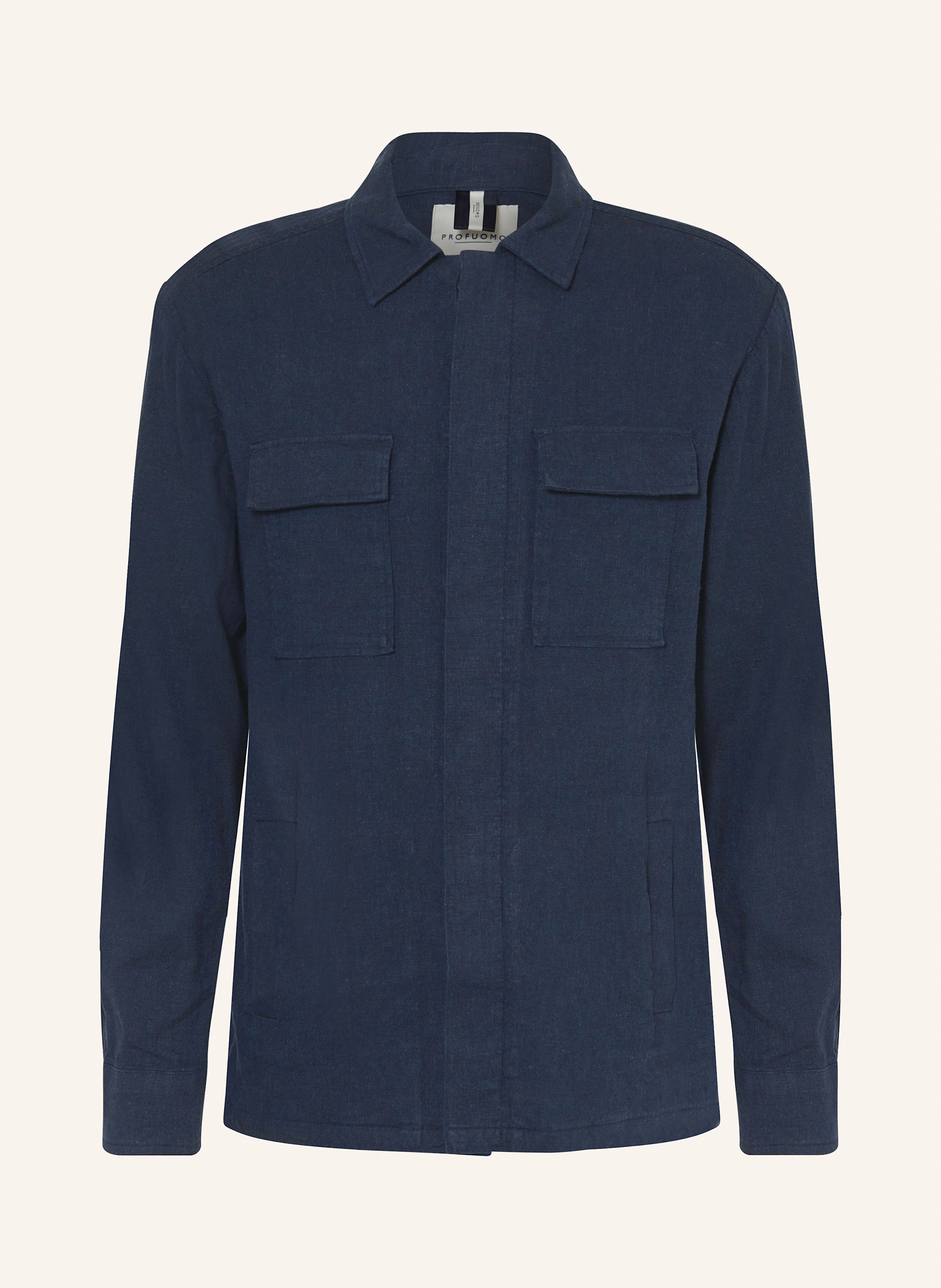 PROFUOMO Overshirt mit Leinen