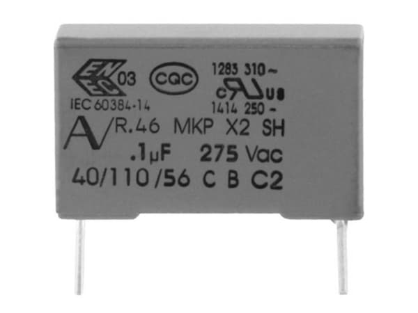 Kemet R463W510000M1M+ 1 stk MKP-støjfjernerkondensator med radial tråd 10 µF 300 V 20 % 37.5 mm (L x B x H) 41.5 x 30 x 45 mm