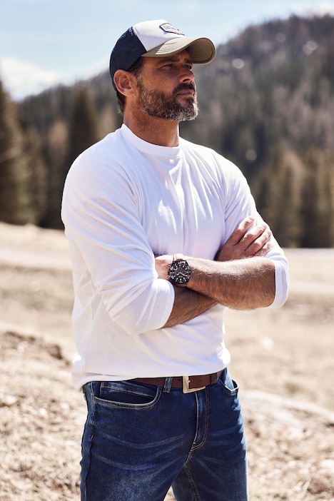 JP 1880 Langarmshirt, Basic, bis 8 XL