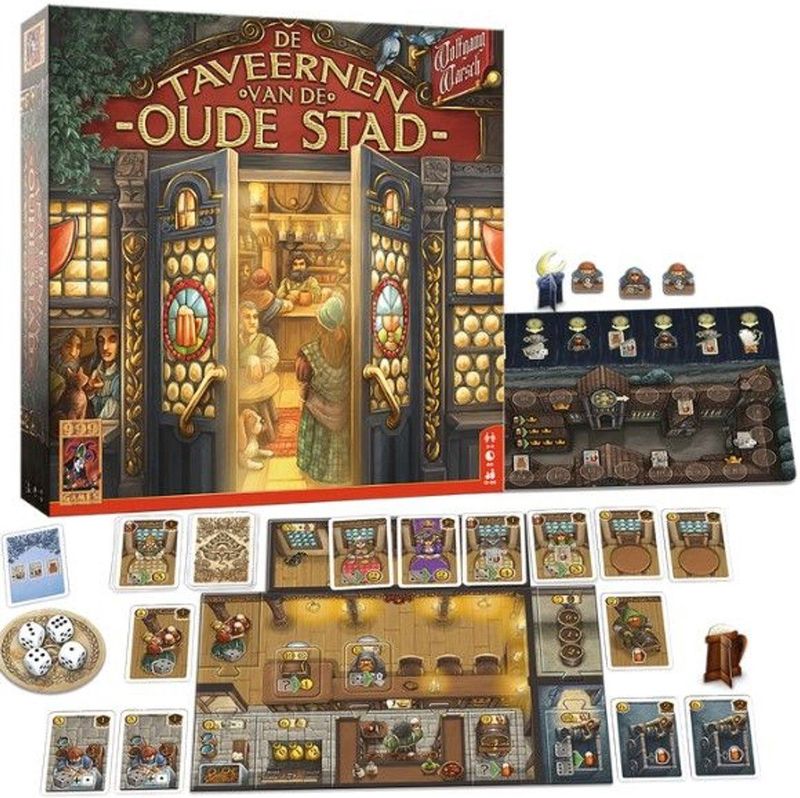 999 Games - De Taveernen van de Oude Stad - Bordspel - 30.0000cm x 30.0000cm