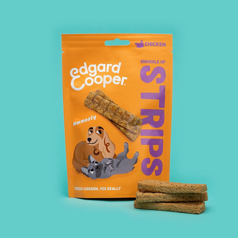 Edgard & Cooper Snuggle Up Strips Kip 75 gram | 13523