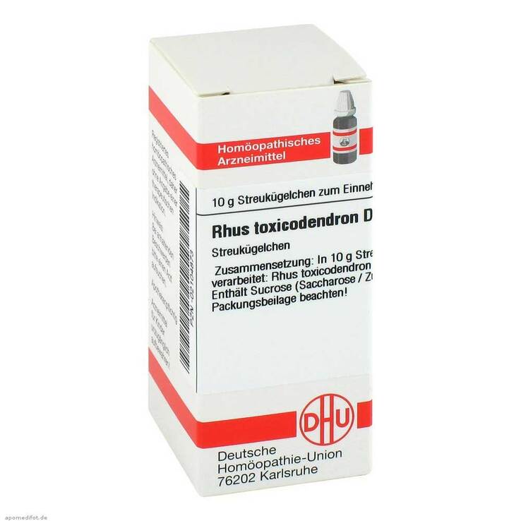 DHU Rhus toxicodendron D 30 Globuli, 10 g