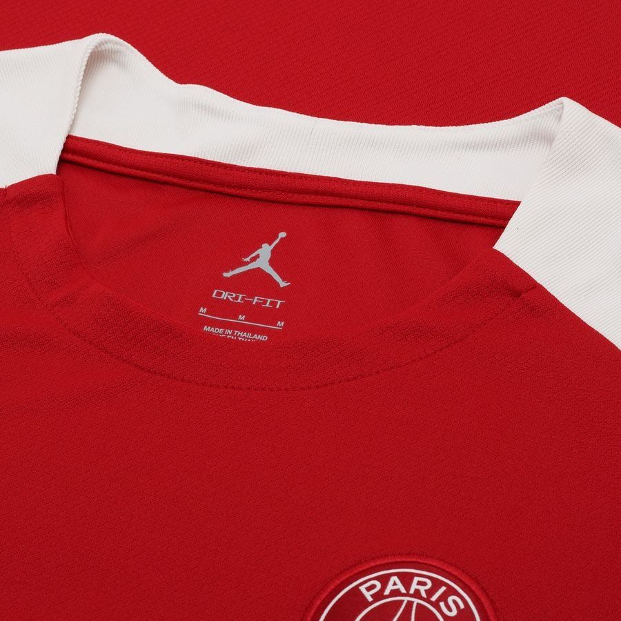 Paris Saint-Germain T-shirt d'Entraînement Dri-FIT Strike 4th Jordan x PSG - Wings Jordan Red/Blanc Enfant