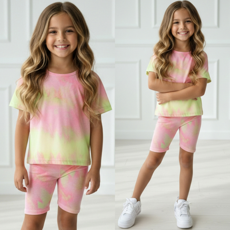 Candy splash set - geel/roze