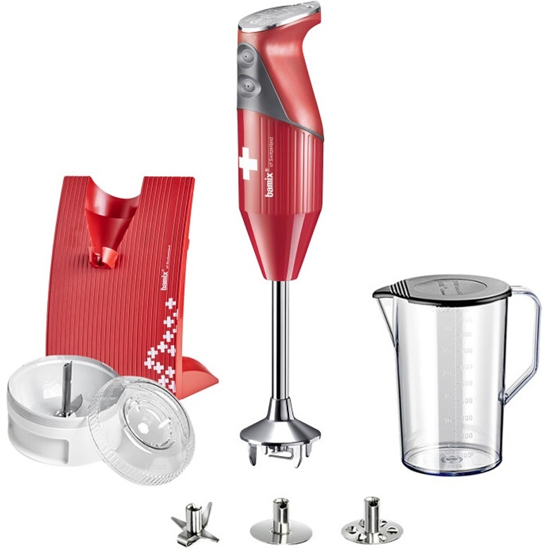 Batteur Bamix MX1000007 SwissLine 200W rouge
