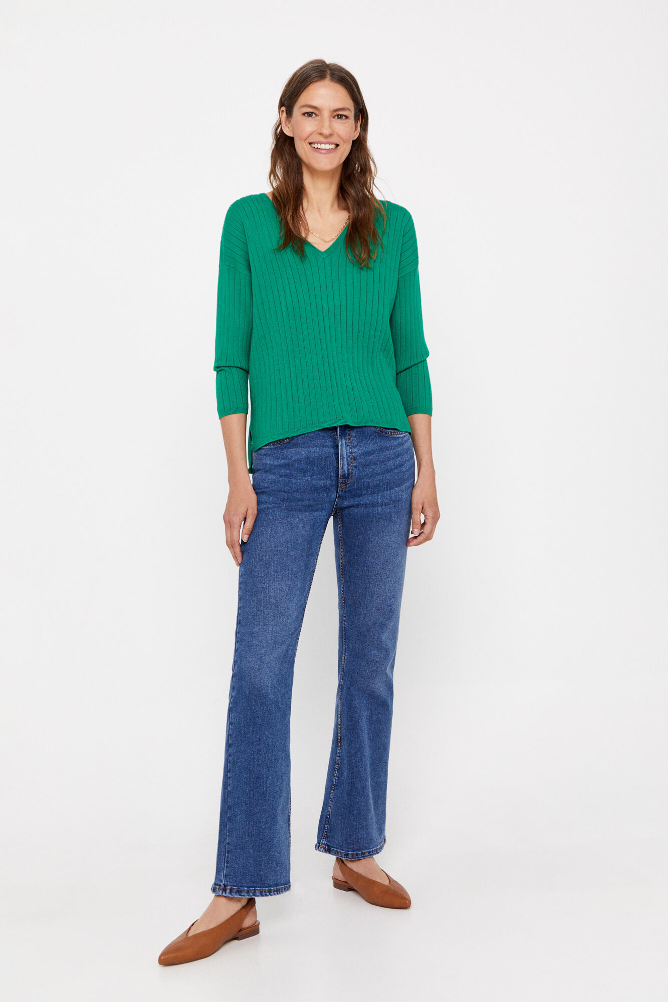 Camisa de viscose Ecovero - Verde
