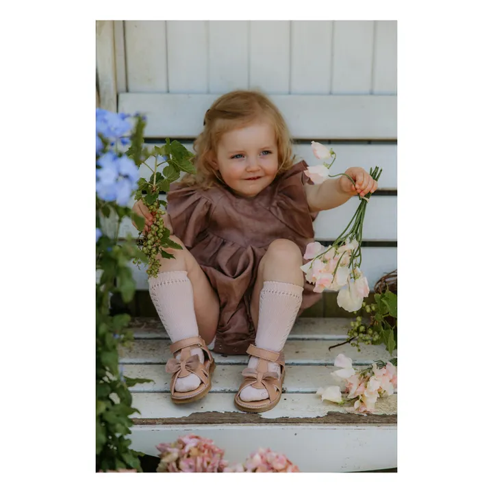 Petit Nord Sandales Scratchs Gry | Rose pâle