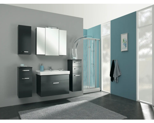 Pelipal Mainz highboard, 30 cm breed, antraciet, gedemonteerd