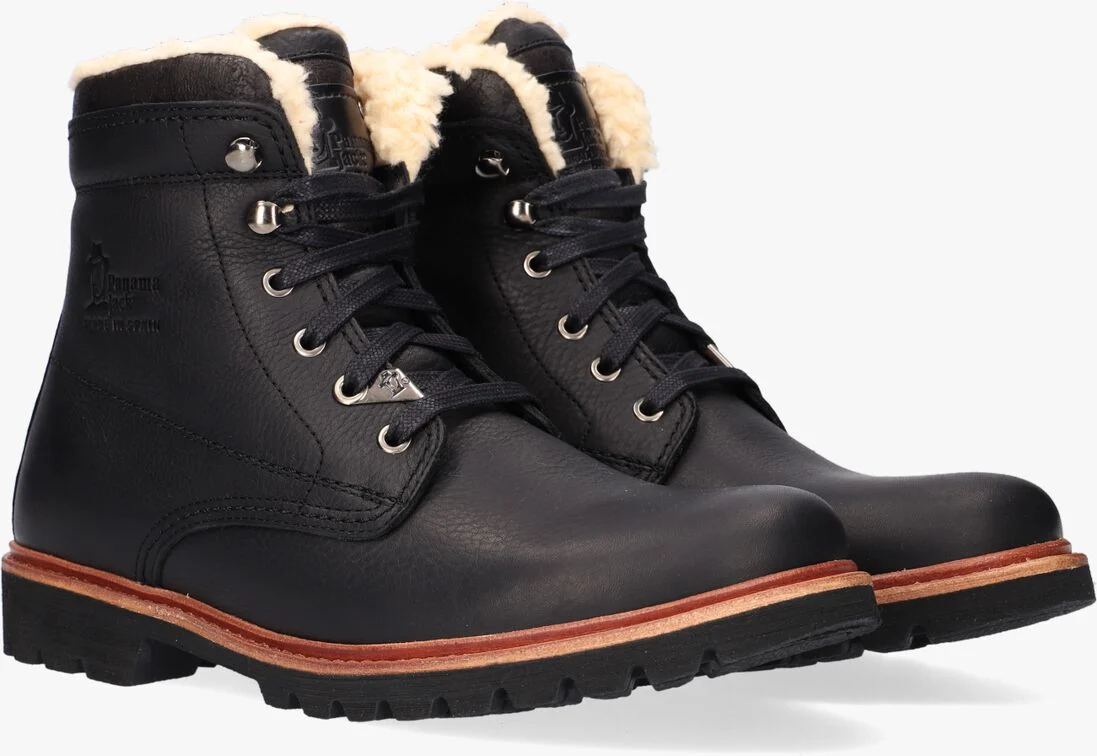 PANAMA JACK zwarte panama jack veterboots panama 03 aviator c2