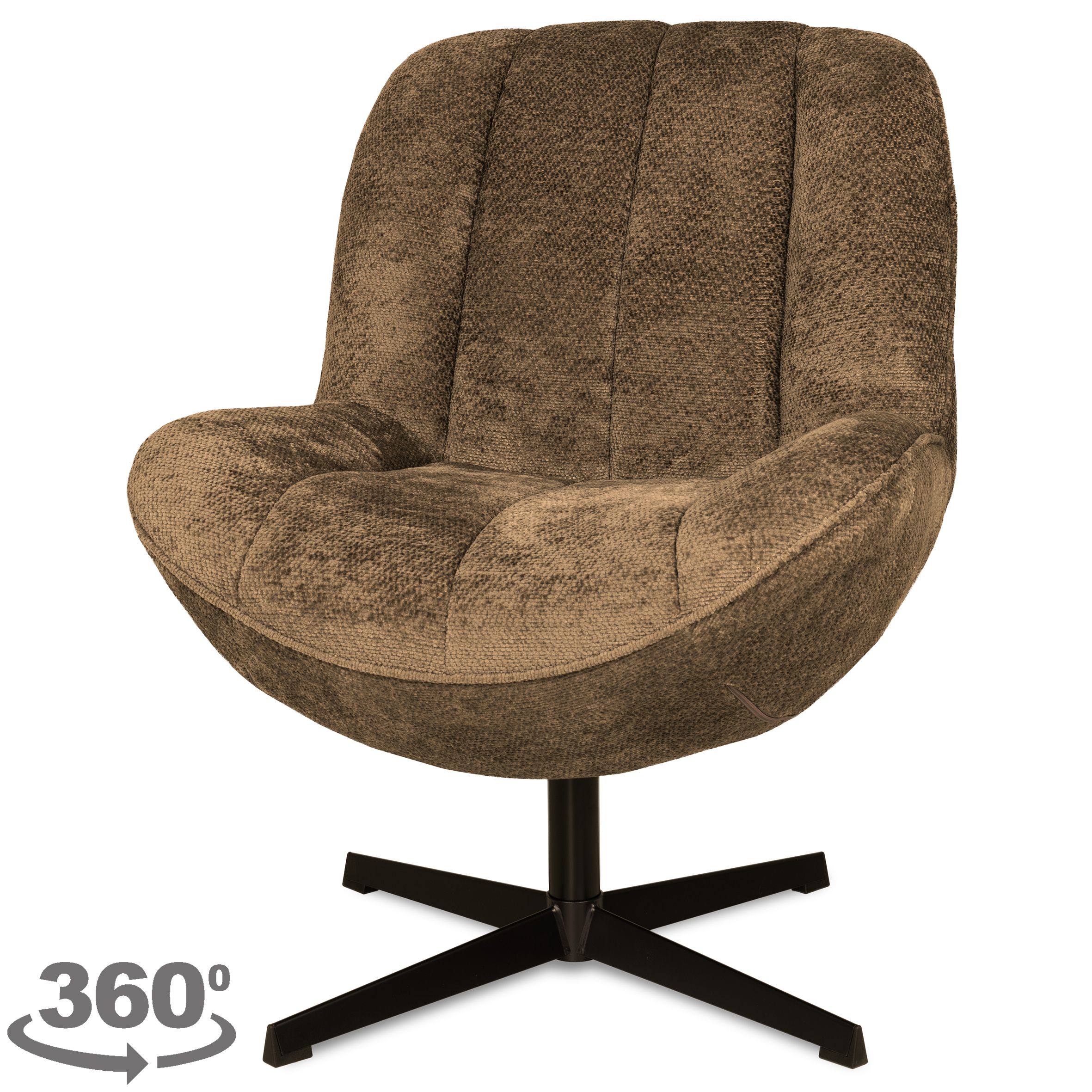 Draaifauteuil - Movie Curry Mellon B69.5 x D80.5 x H89 cm