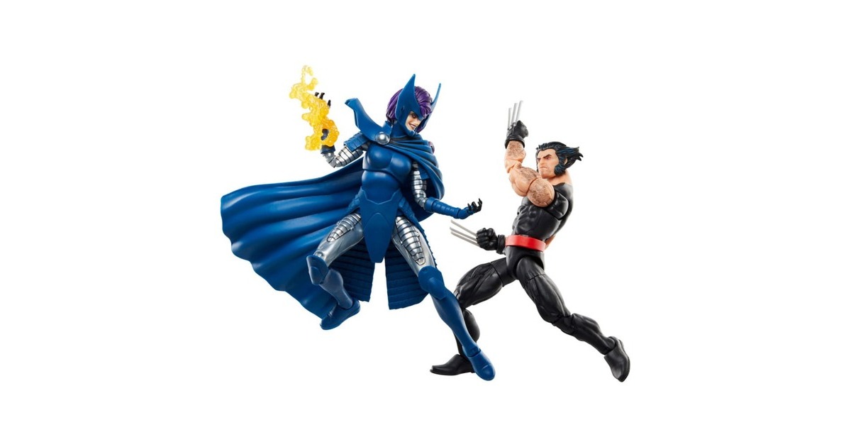HasbroWolverine 50th Anniversary Marvel Legends Action Figure 2-Pack Wolverine & Psylocke 15 cm Speelfiguur